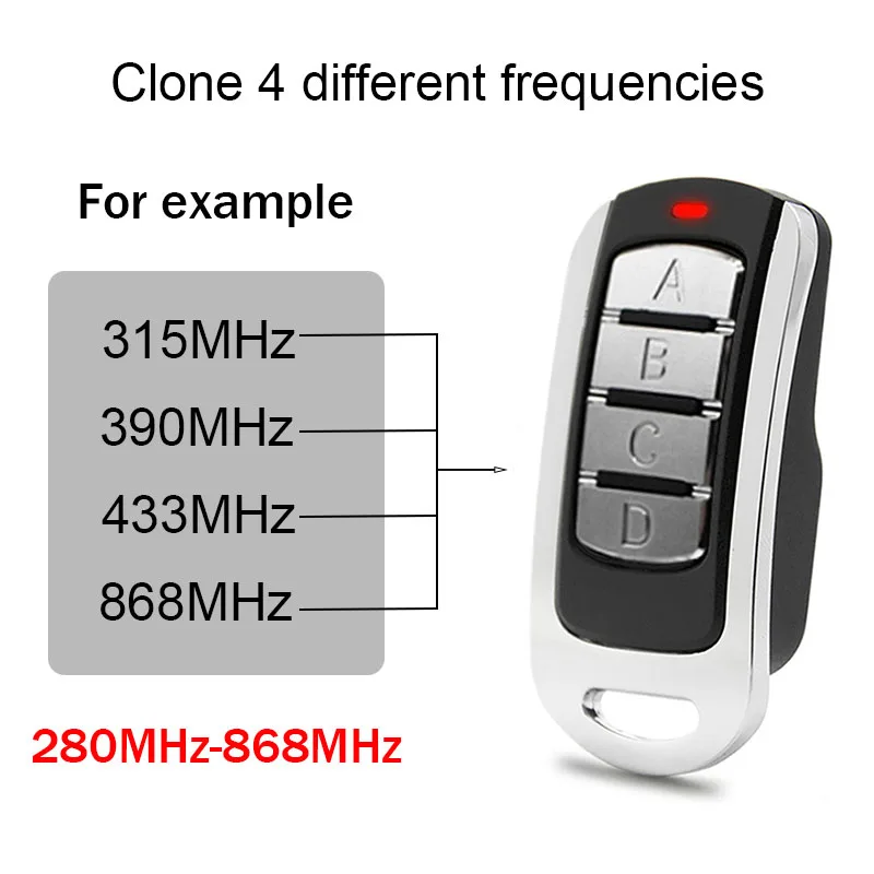 AVIDSEN 114253 104250 104700 114253 104251 104257 654300 654250 654100 614701 Garage Gate Remote Control 433.92MHz
