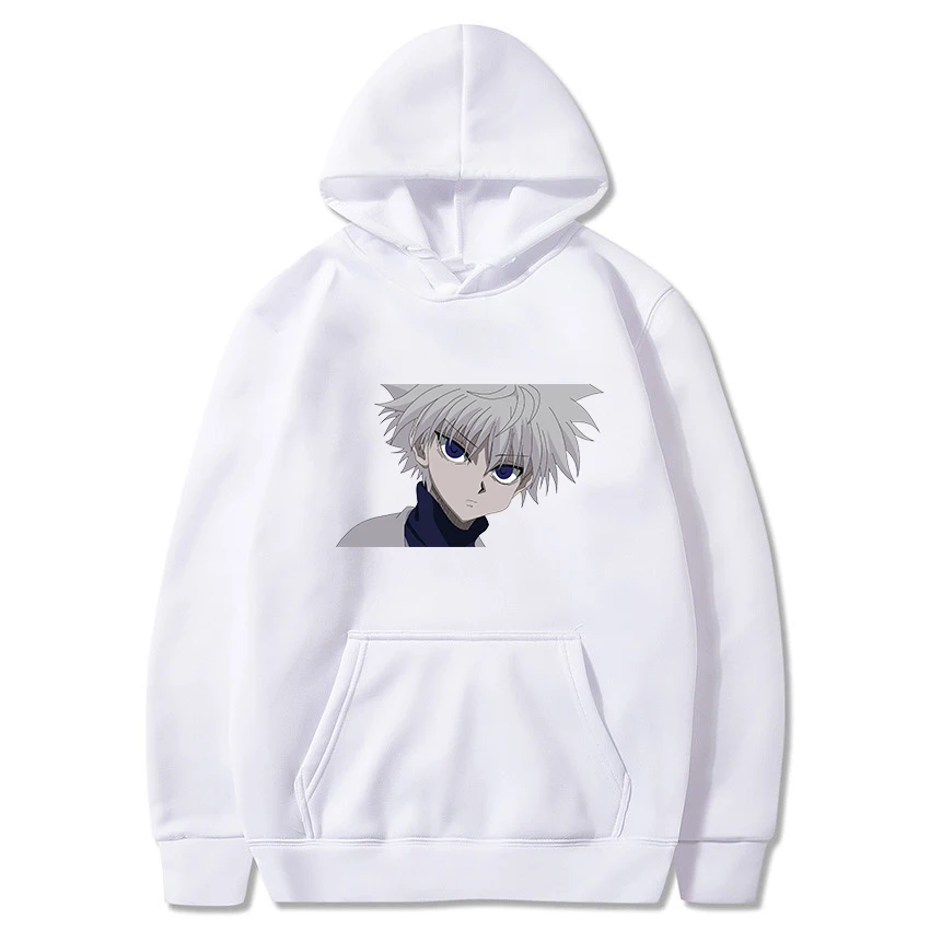 Hunter X Hunter Japan Anime Men Women Hoodies Killua Zoldyck Gon Harajuku Unisex Pullover Casual Plus Size Sweatshirt Streetwear