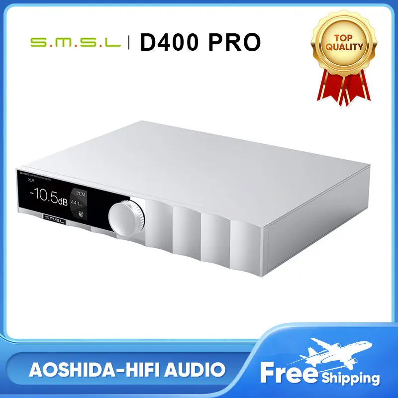 

SMSL D400 Pro аудио USB DAC AK4499EX + AK4191EQ Flaship DAC MAQ-CD ding Высокое разрешение XMOS XU316 USB декодер 768 кГц DSD512