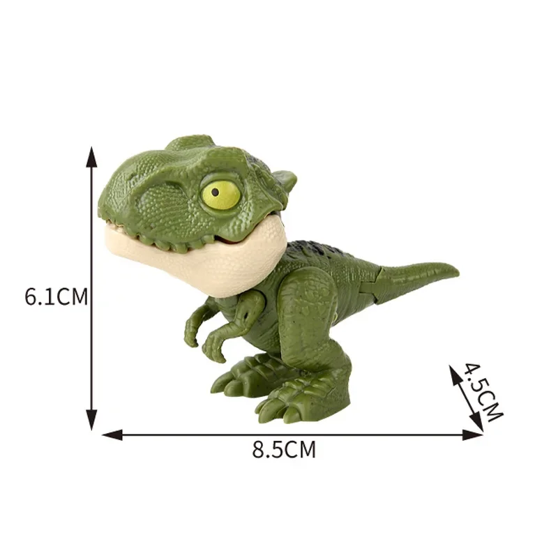 Jurassic Finger Dinosaurier Tyrannosaurus Modell Spielzeug für Kinder Finger Beißen Dinosaurier Bewegliche Gelenke Dinosaurier Spielzeug für Jungen Geschenk – Detail 8