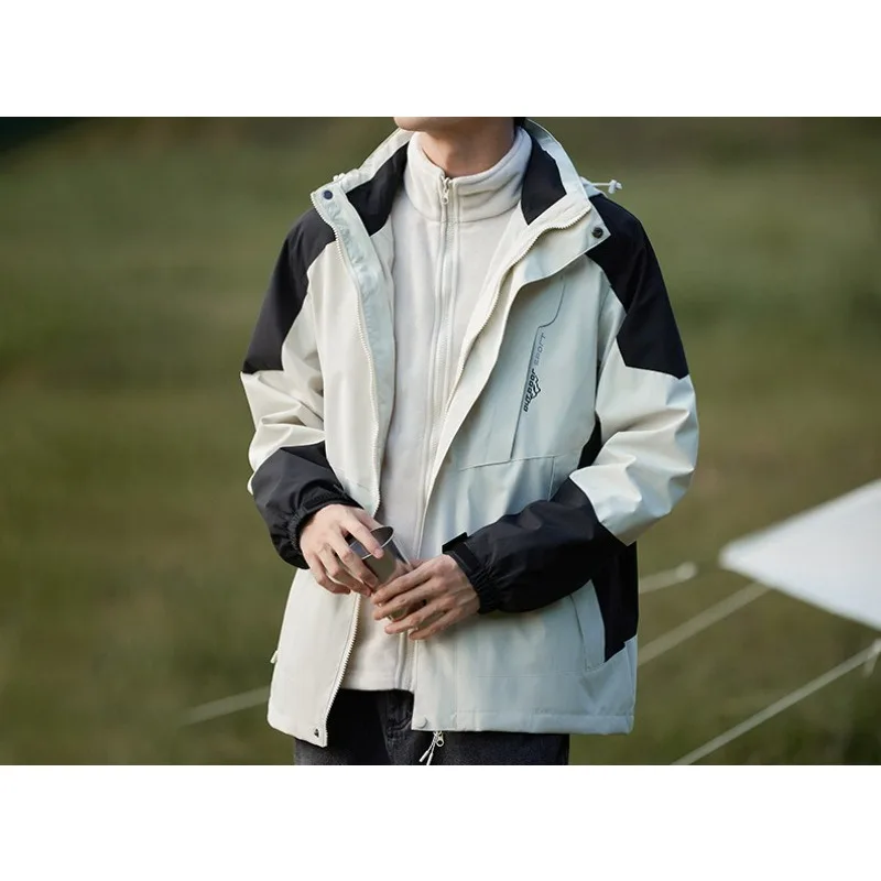 

Men's Mountaineering Jacket Windproof Rock Climbing Fishing Hiking Cycling Camping Vacation Waterproof Men's Skiing Jacket