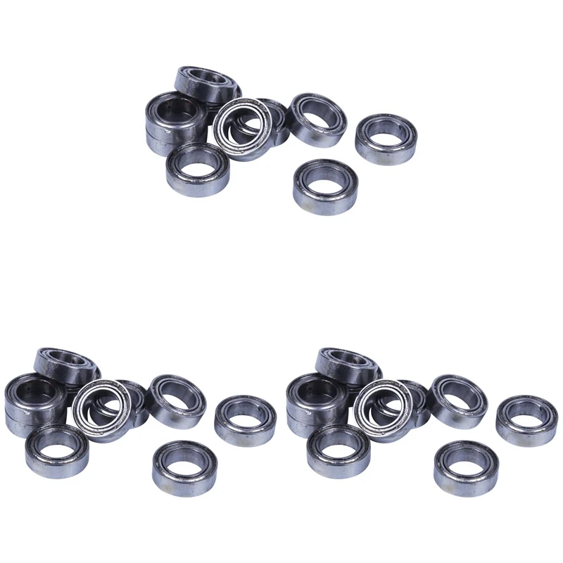 

30Pcs Miniature Sealed Metal Shielded Metric Radial Ball Bearing Model MR106-ZZ 6X10x3mm