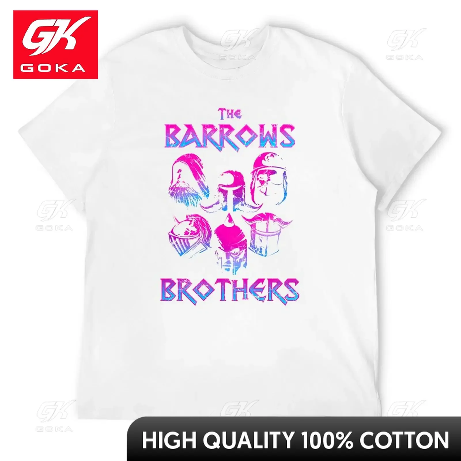 The Barrows Brothers Metal Band! T-Shirt Boys Whites Custom Shirt Men T Shirt