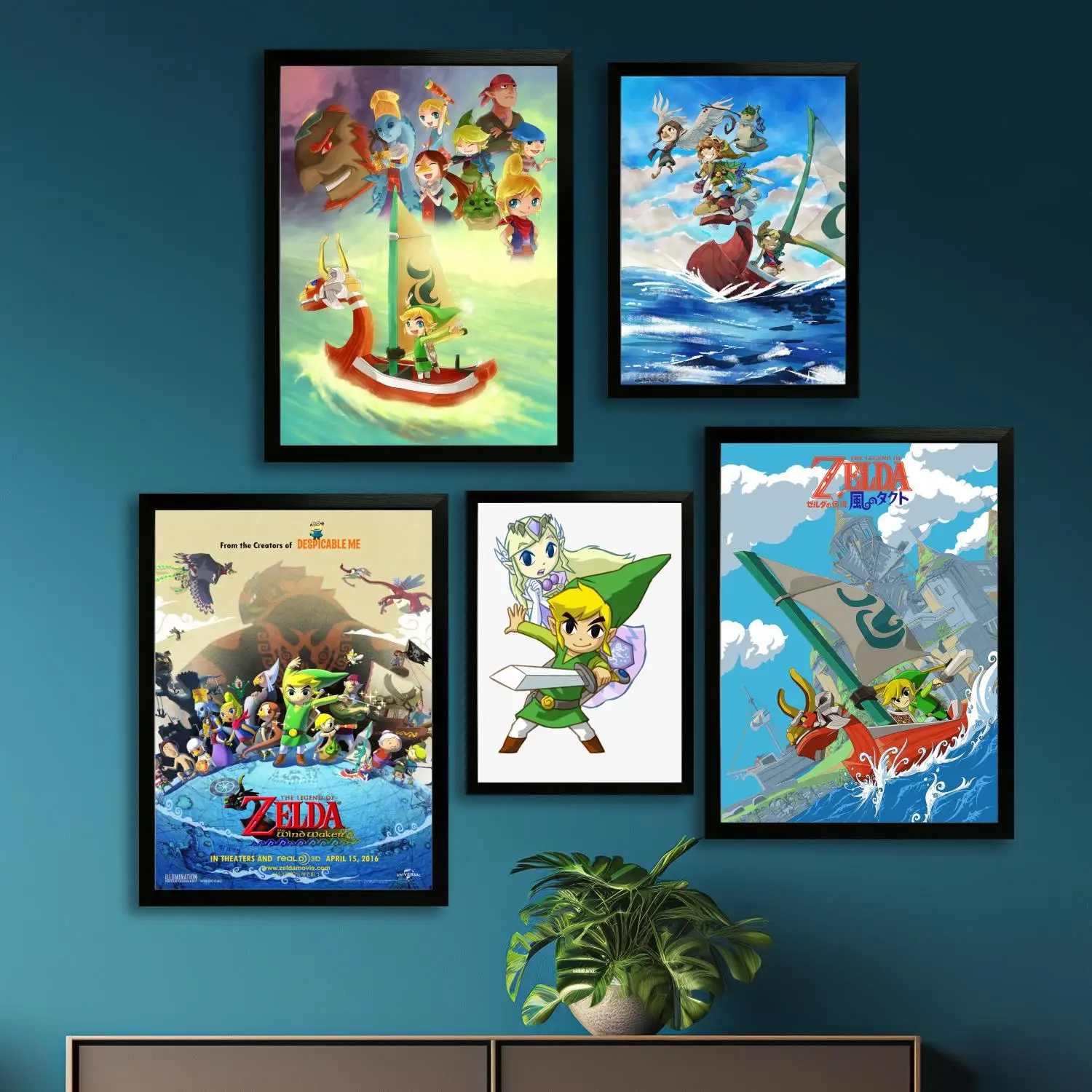 wind waker Canvas Art Poster and Wall Art, Picture Print, Modern Family Bedroom Decor,Decorative painting