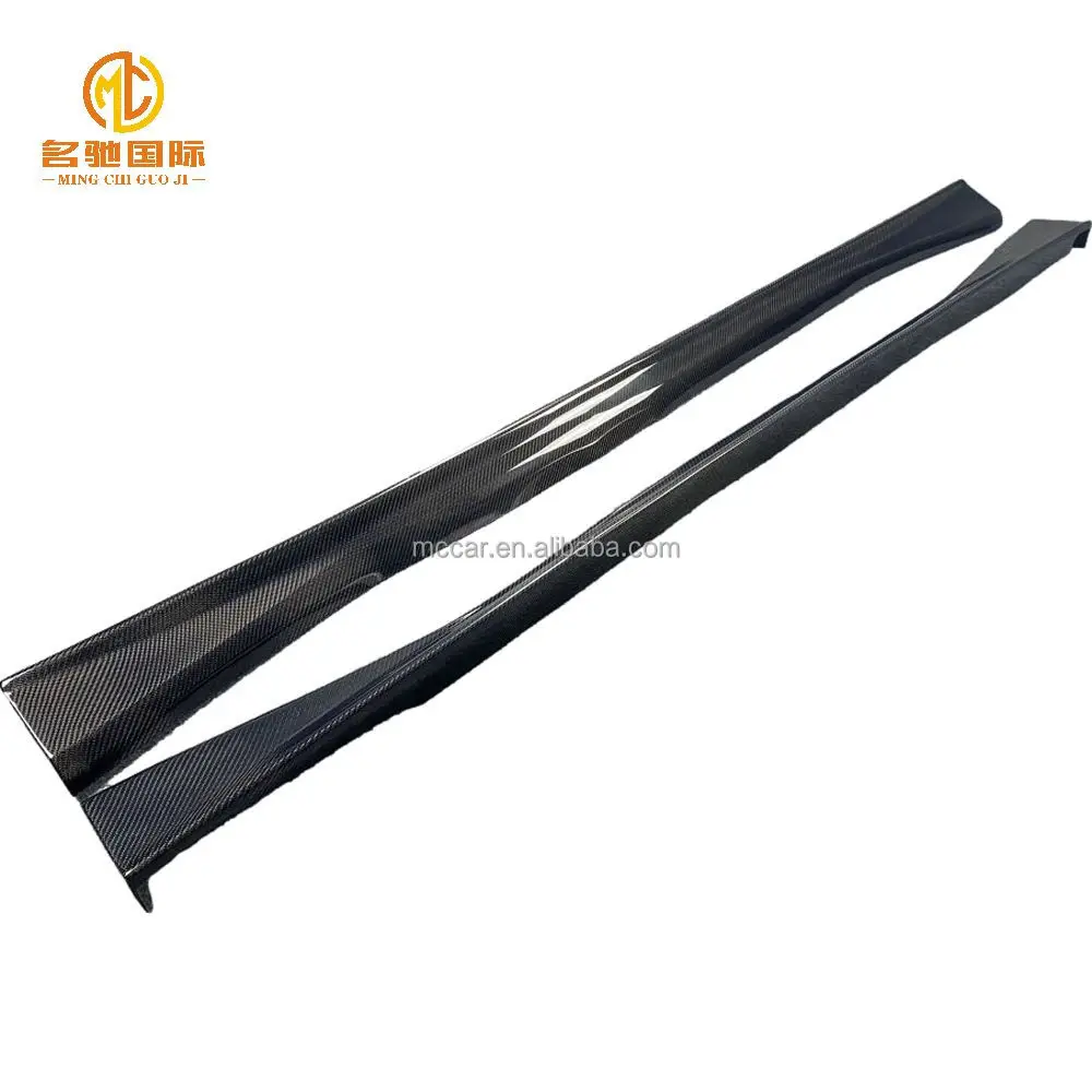 Carbon fiber car bumper side skirt For Infiniti FX35 FX37 QX70 side skirt