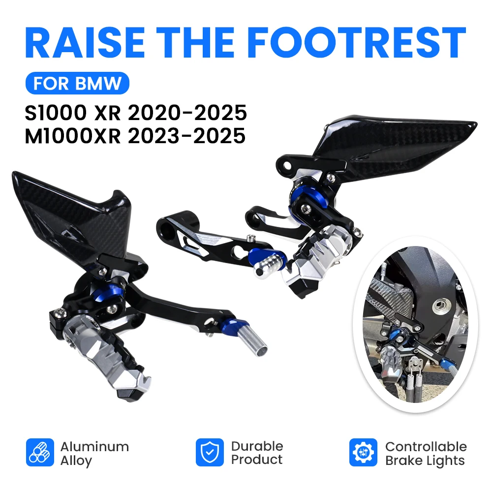 Motorcycle Foot Pegs Rearset  Pedal Footrest  For BMW S1000XR S 1000 XR S1000 XR 2020-2025 M1000XR 2023-2025