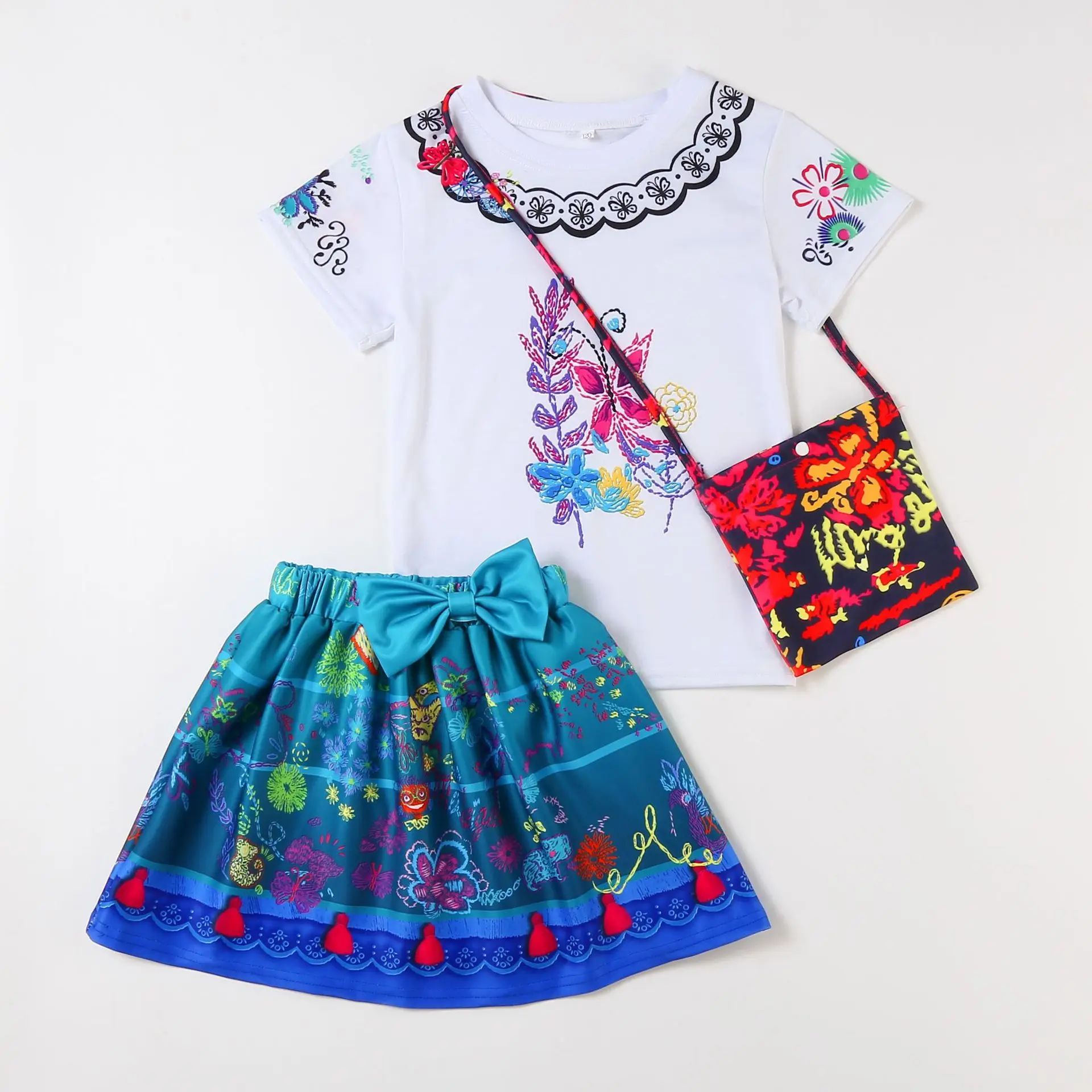 Girls Dress Encanto Fancy Dresses for Carnival Halloween Princess Dress