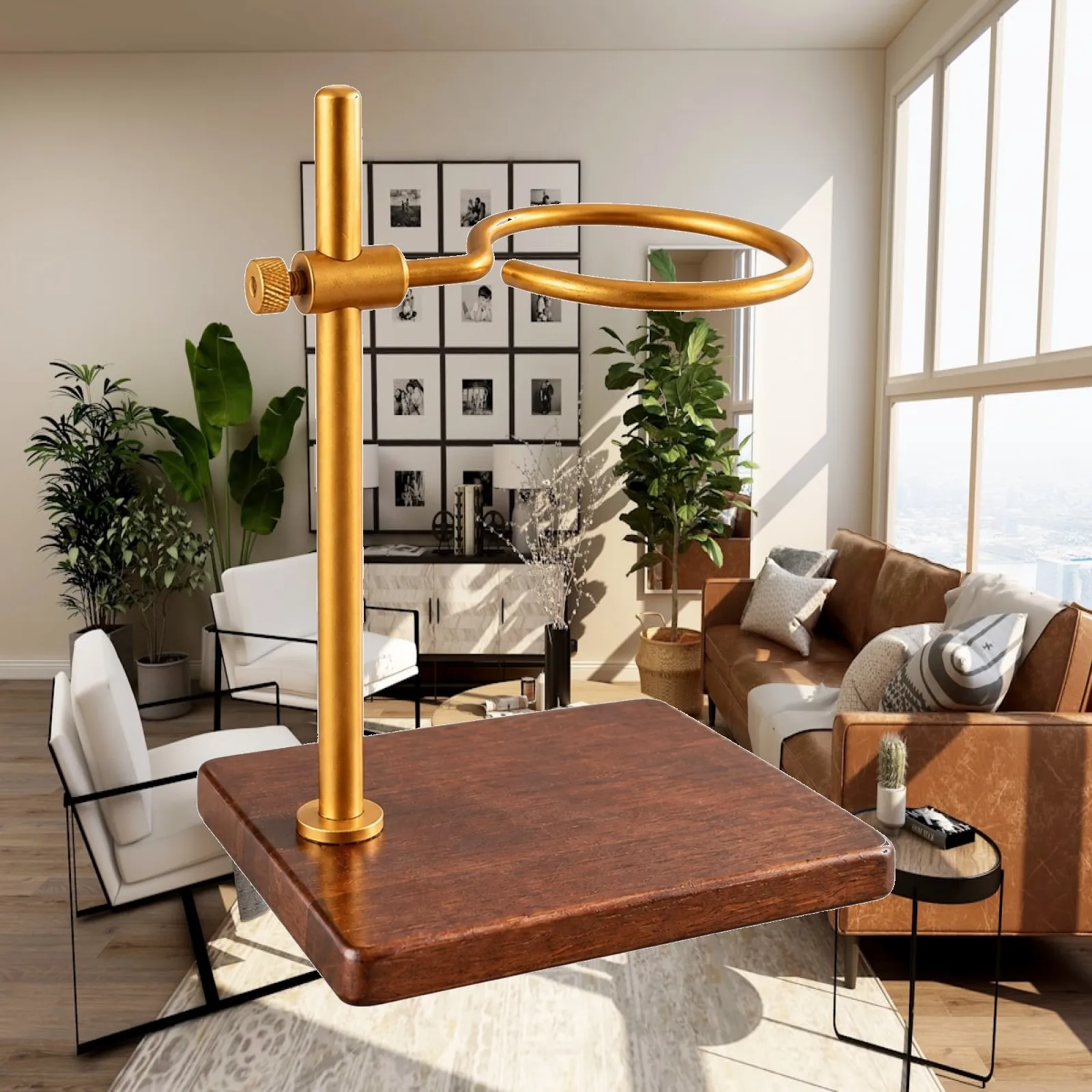 Pour-over Coffee Dripper Stand Easy Assembly for Home Kitchens, Office Desks