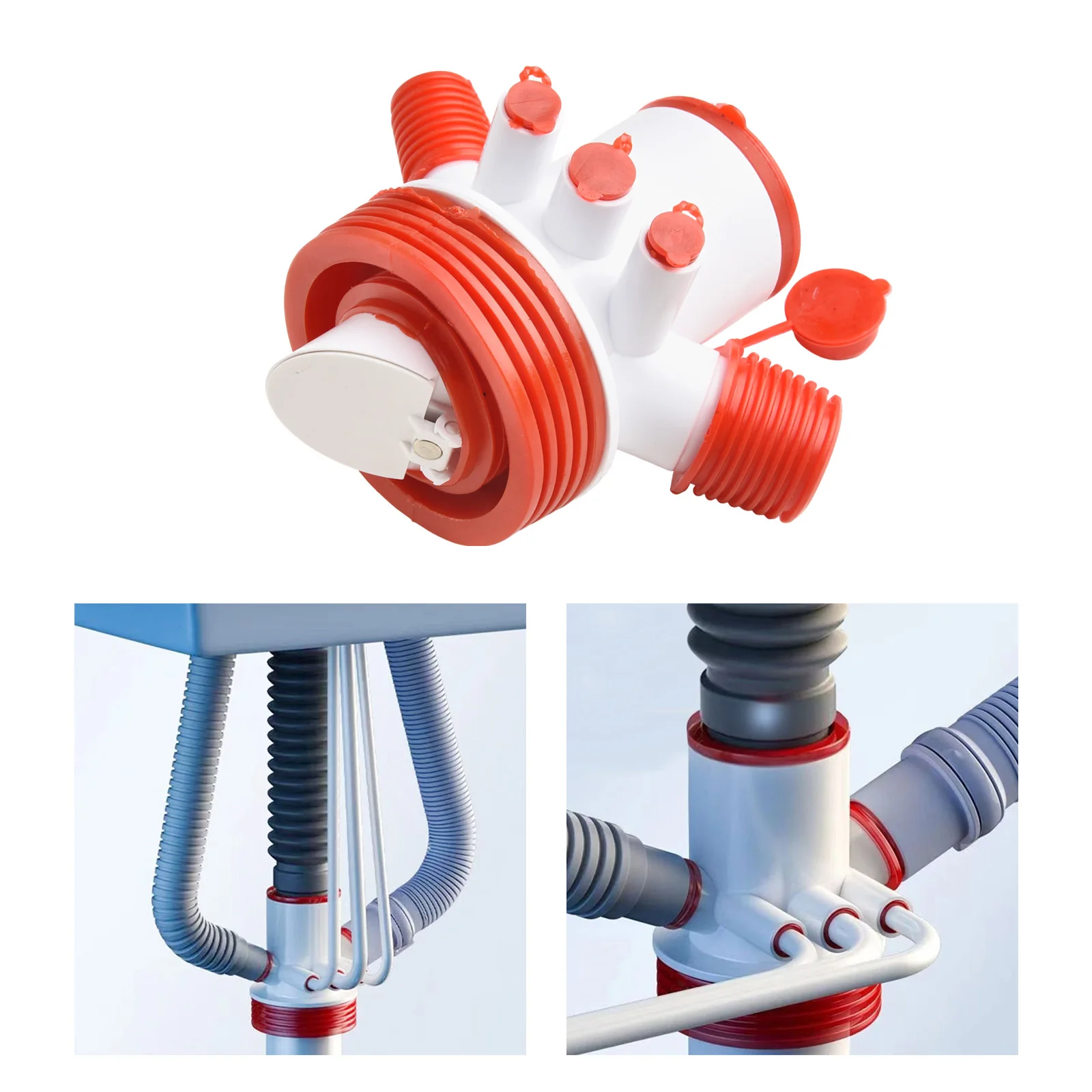 

Дренажный соединитель Эффективный дренаж, как показано на рисунке Уплотнительное кольцо Конструкция Plug-and-Play Быстрая устойчивость к потоку воды для износа и разрыва