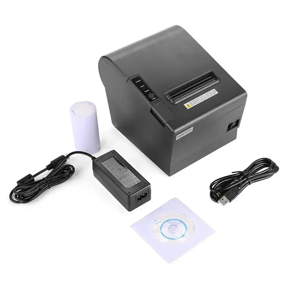 Hot Koop POS 80mm Thermisch Papier 80x80 Printer USB LAN X Printer 80mm Bonprinter voor supermarkt