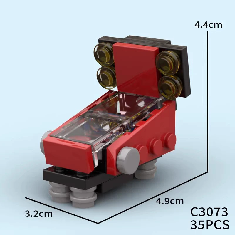MOC مدينة الكرة والدبابيس ممر ألعاب سباق اللبنات آلة مخلب الرقص الرقص الثورة عرض الشارع الطوب لعب الاطفال هدية #6