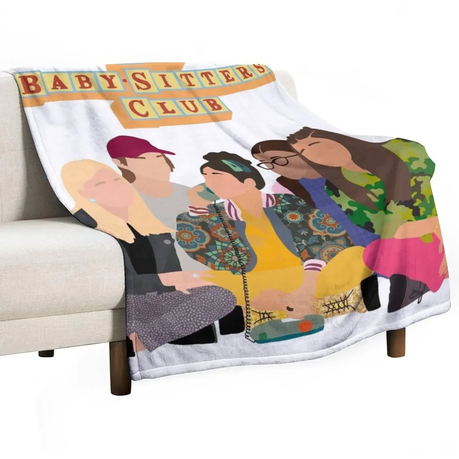 

Baby-Sitters Club Throw Blanket All Season Soft Lightweight Blanket for Home