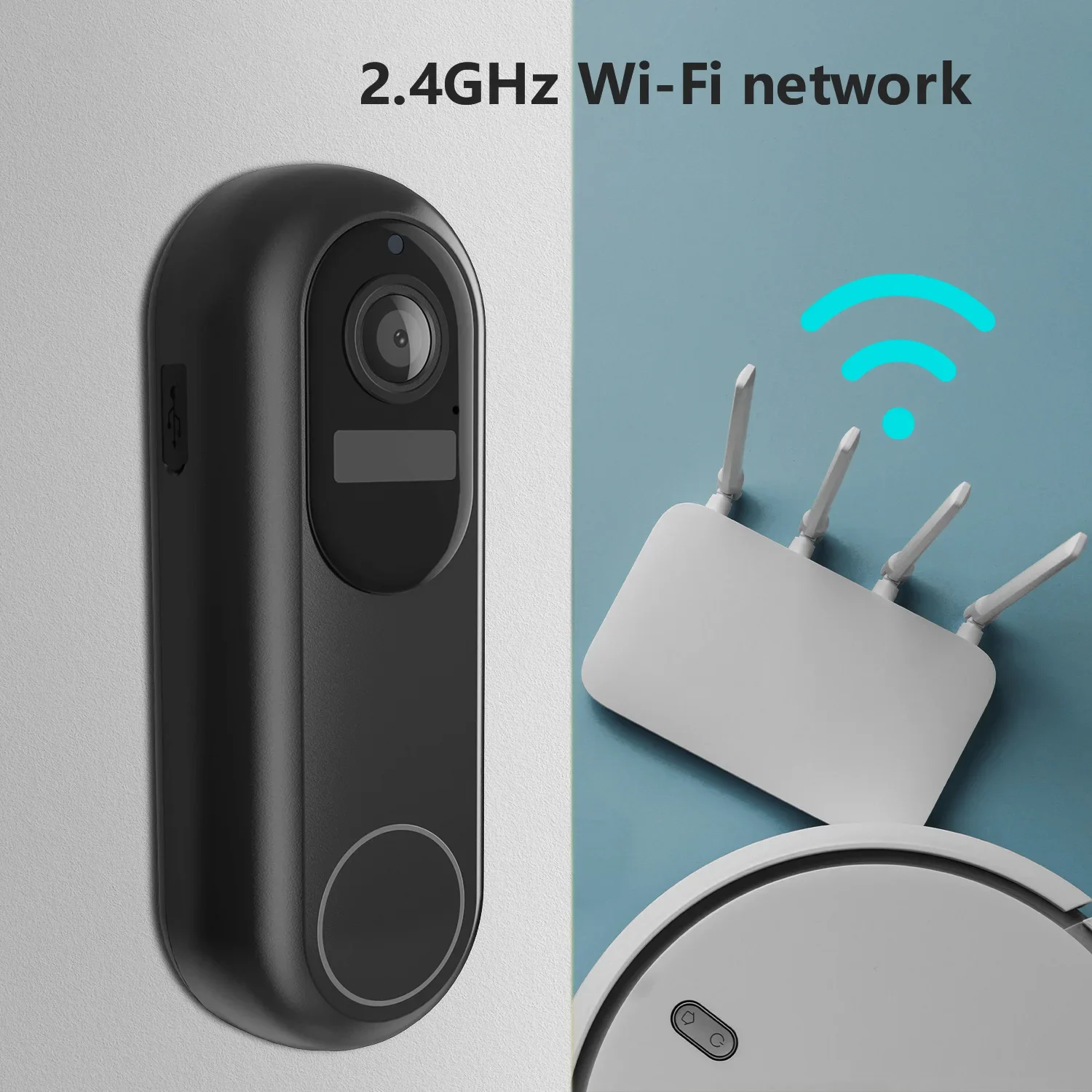 WIFI dzwonek inteligentny dom telefon bezprzewodowy dzwonek do drzwi wi-fi kamera IR Night Vision bezpieczeństwo wideodomofon 1080P HD dla apartamentów