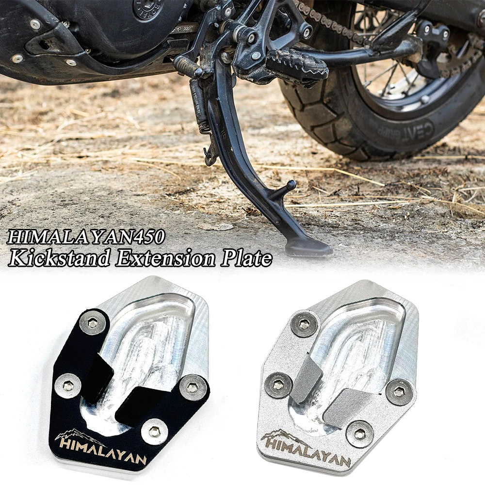 For Himlayan 450 HIMALAYAN 450 2024 2025 Motorcycle Accessories Enlarge Kickstand Extension Plate Pad Pedals