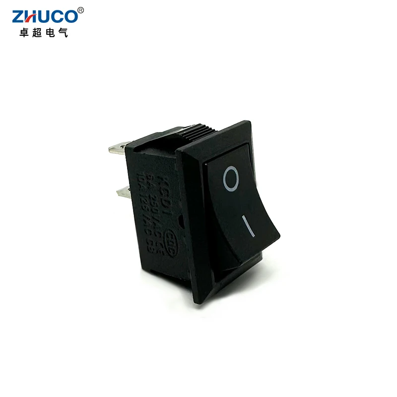 

1PC KCD1-101-2P-B 21X15mm Panel Size 13x19 Mounting ON-OFF 2 Pins SPST Snap-in Black Mini Power Rocker Switch 6A/250VAC