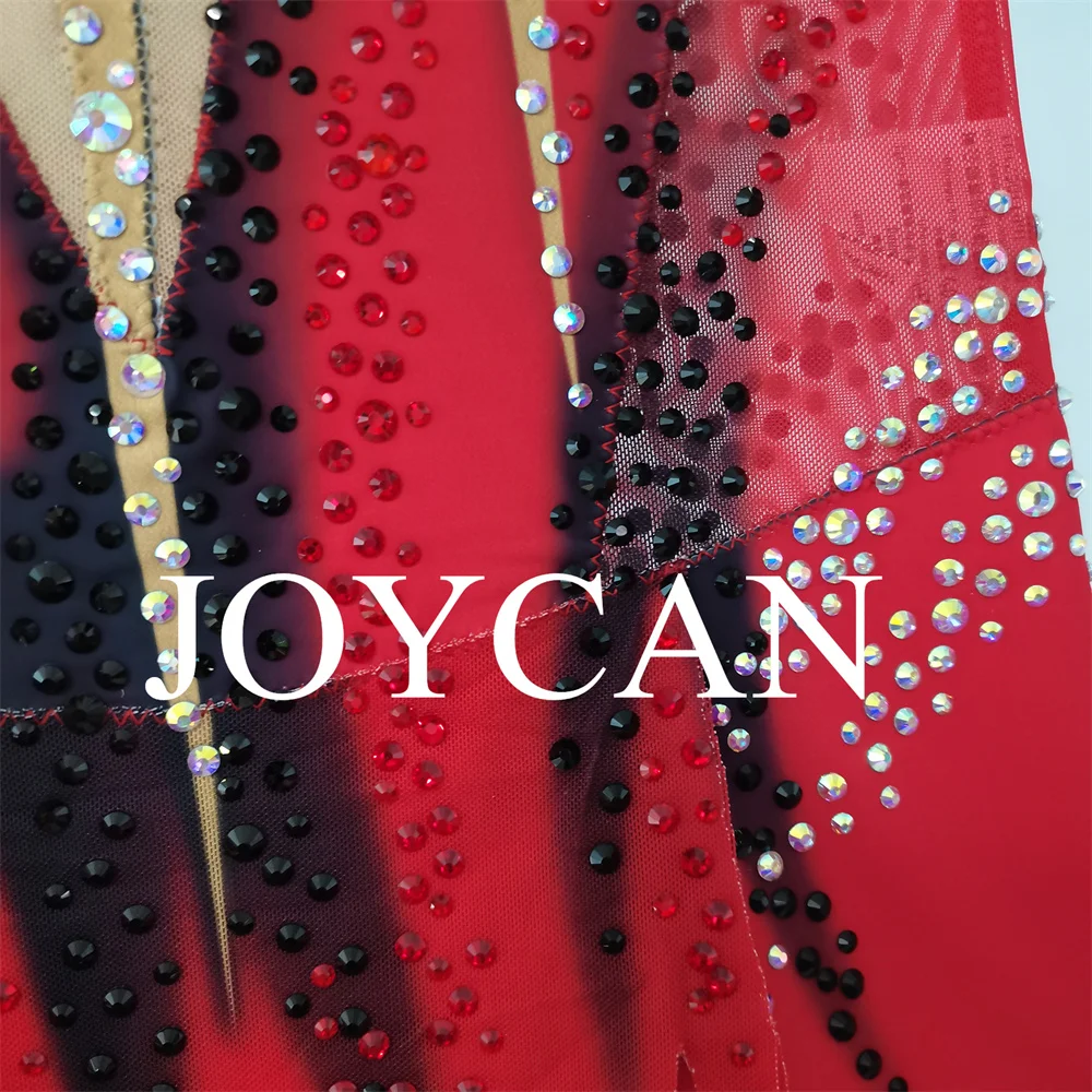 JoyCan Rhthmic ยิมนาสติก Leotards ผู้หญิง Spandex Elegant Dance Wear สําหรับการแข่งขัน