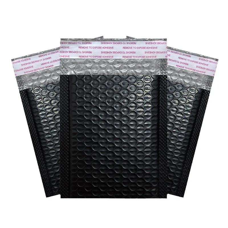 10Pcs Black Bubble Envelopes Bag Waterproof Foam Bubble Mailers Shipping Envelope Bags Self Seal Packaging Organizer Bag - view 6