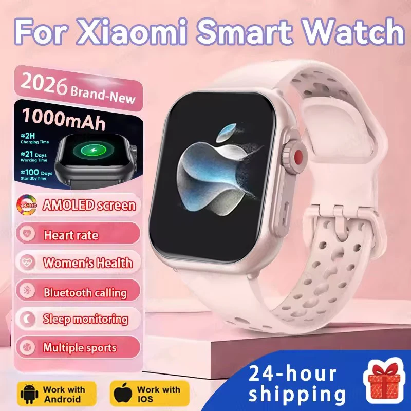 

For Apple Watch Ultra 2 1000 mAh Smart Watch Men Women 1.85-inch HD Full Touch Screen IP68 Waterproof Bluetooth Call Smartwatch