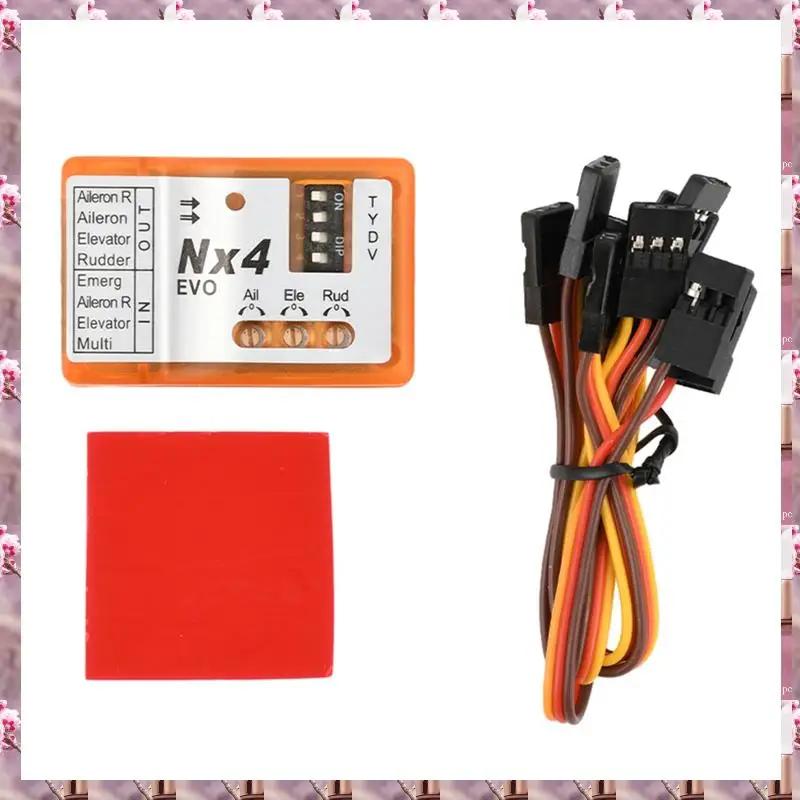 2025 NX4 PRO/EVO Flight Controller 3D Flight Gyroscope Balance For Fixed-Wing Aircraft Support Rate/Hold/Gyro Off Mode B,NX4 PRO