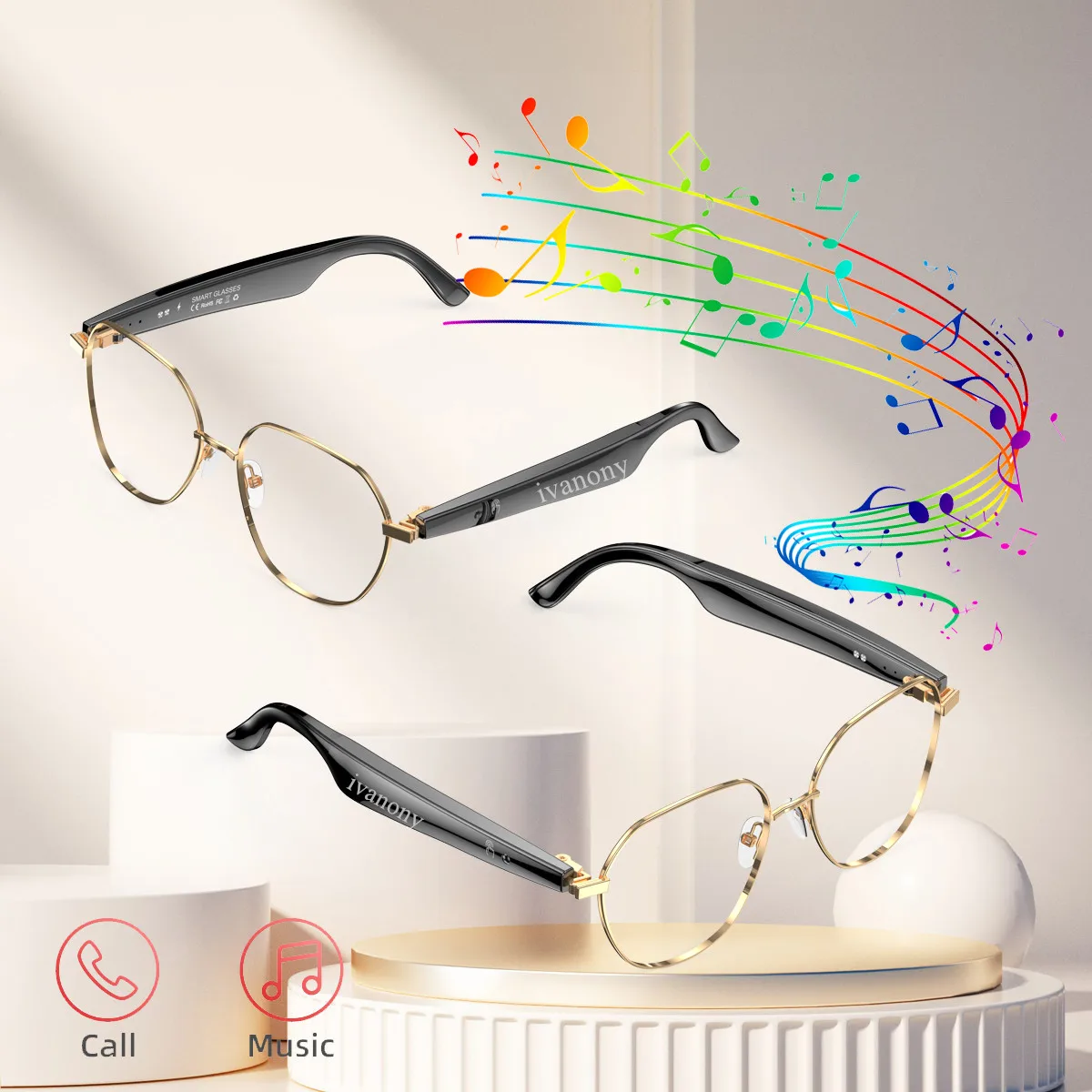 

Portable Language Translator Smart Glasses 163 Language Translate Voice Video Call Listen Song Anti Blue Light Translae Glasses