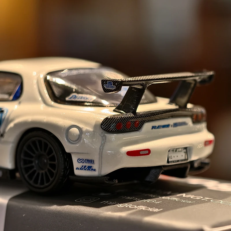 

MINIGT Mazda RX-7 1:64 FD3S Itosyoukai Рей-гуки с RE Amemiya 966, литая под давлением модель автомобиля, коллекция игрушек
