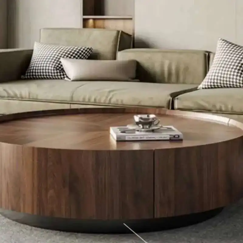 

Unique Minimalist Luxury Coffee Table Nordic Aesthetic Design Coffee Tables Round Glam Stolik Kawowy Living Room Furniture