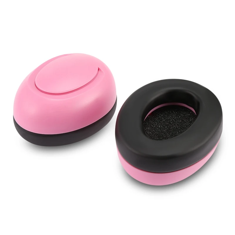 طفل مكافحة الضوضاء غطاء للأذنين مرنة ، حزام حماية الأذن ، سماعة السمع عازلة للصوت ، الأزرق و دبوس حامي ، 2 أزواج