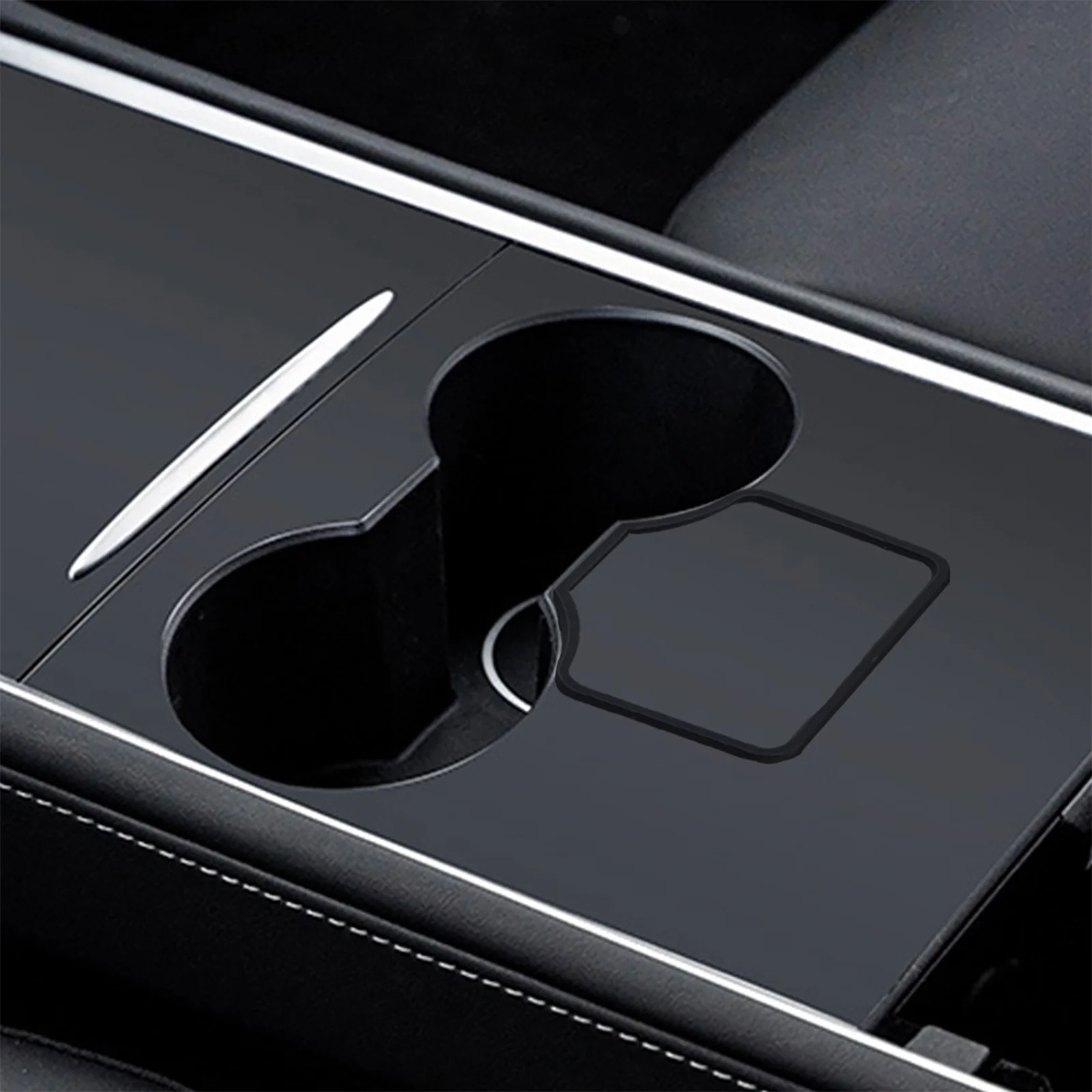 Portachiavi Anello di montaggio per console centrale per auto antiscivolo in plastica compatibile con organizzatore di accessori per auto 3 Y