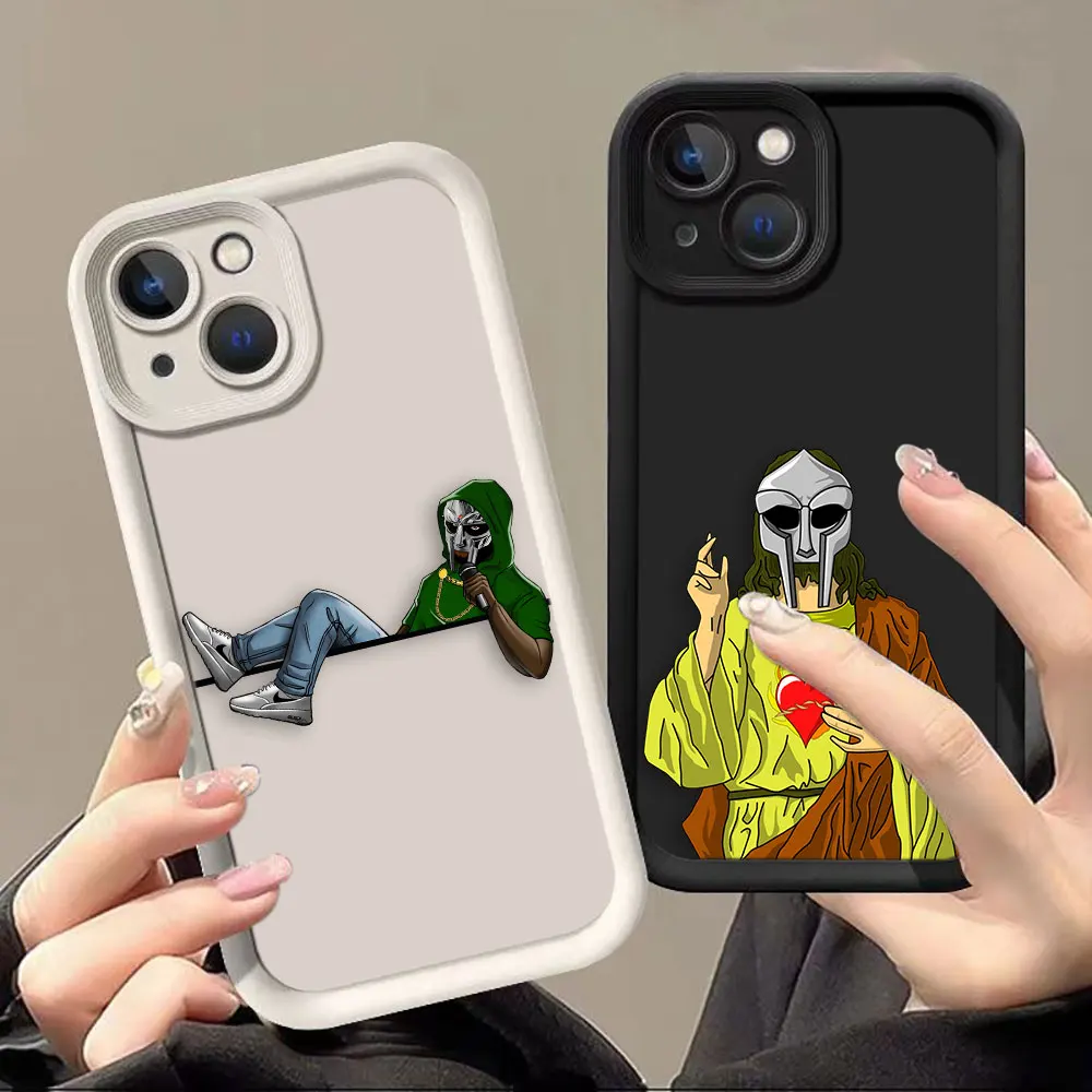 MF DOOM Rapçi Kapak telefon kılıfı Oneplus 11 10R 8T NORD CE 2 3 4 LITE ACE 2 3 Google PIXEL 7 8 7A 8A 9 Kılıf Funda Çapa Coque