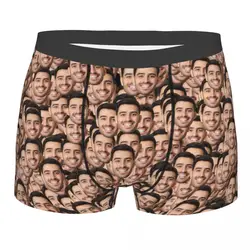 Valentine's Day Man Custom Personalized Face Photo Boxer Shorts Panties Breathable Underwear Homme Humor Long Underpants