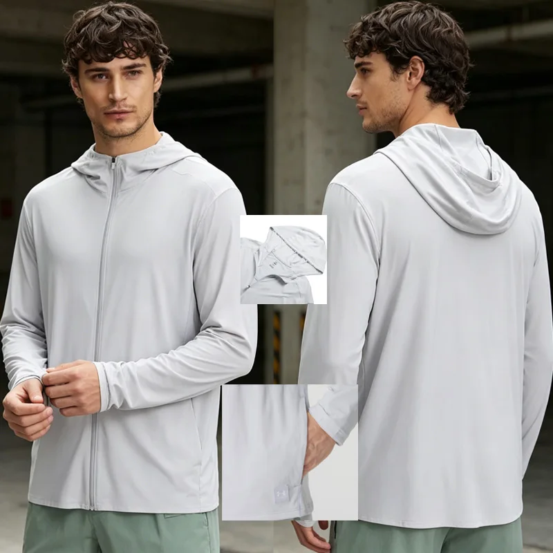 

Under Armour Spring New Style Expanse Men's Clothing Coat with Hood for Outdoor Sports 1390052-014