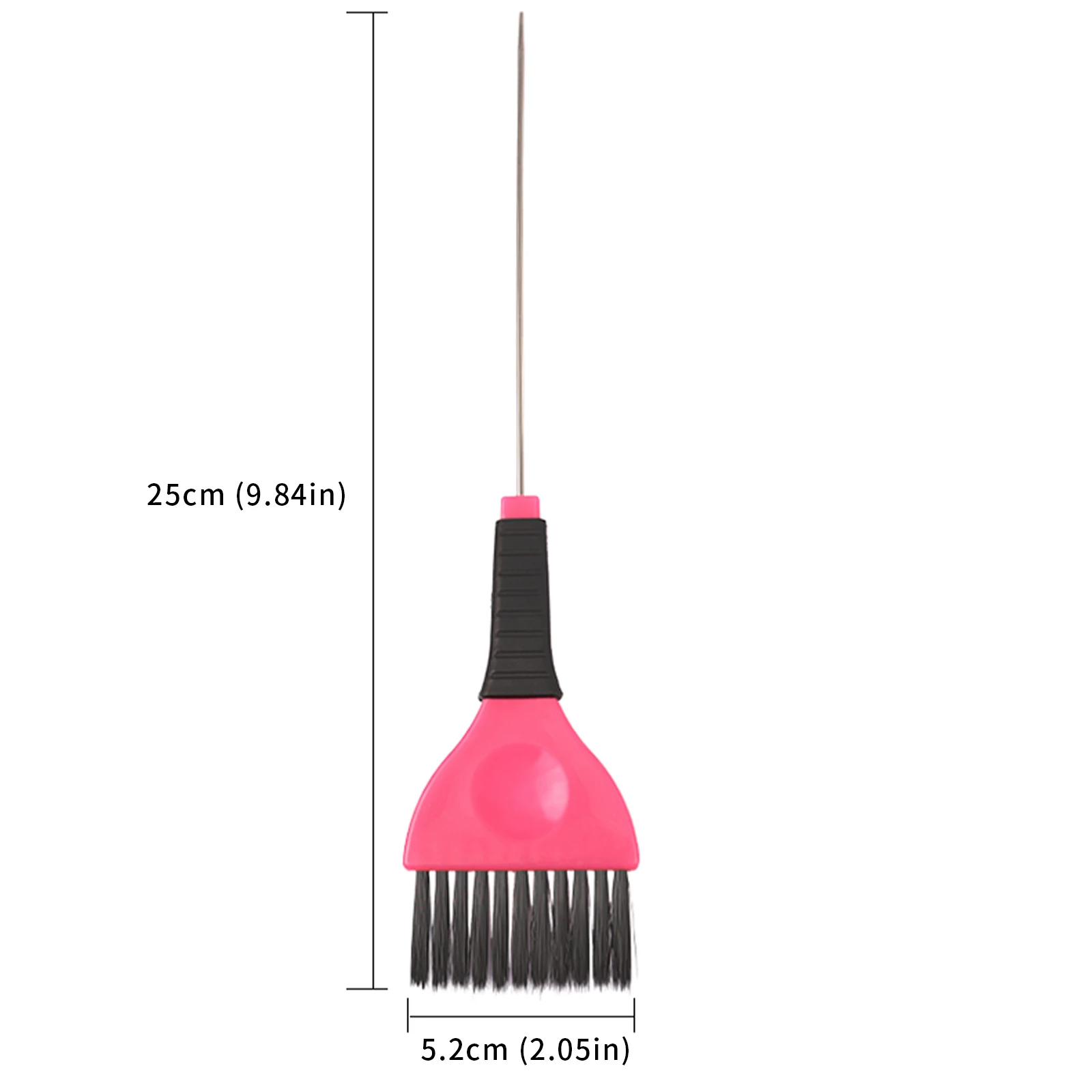 Pin Tail Hair Color Brush,PRO SHKALLI Hair Bleach-Brush， Balayage Rounded brush ，Hair Coloring brush, Hair Dye Brush With Needle