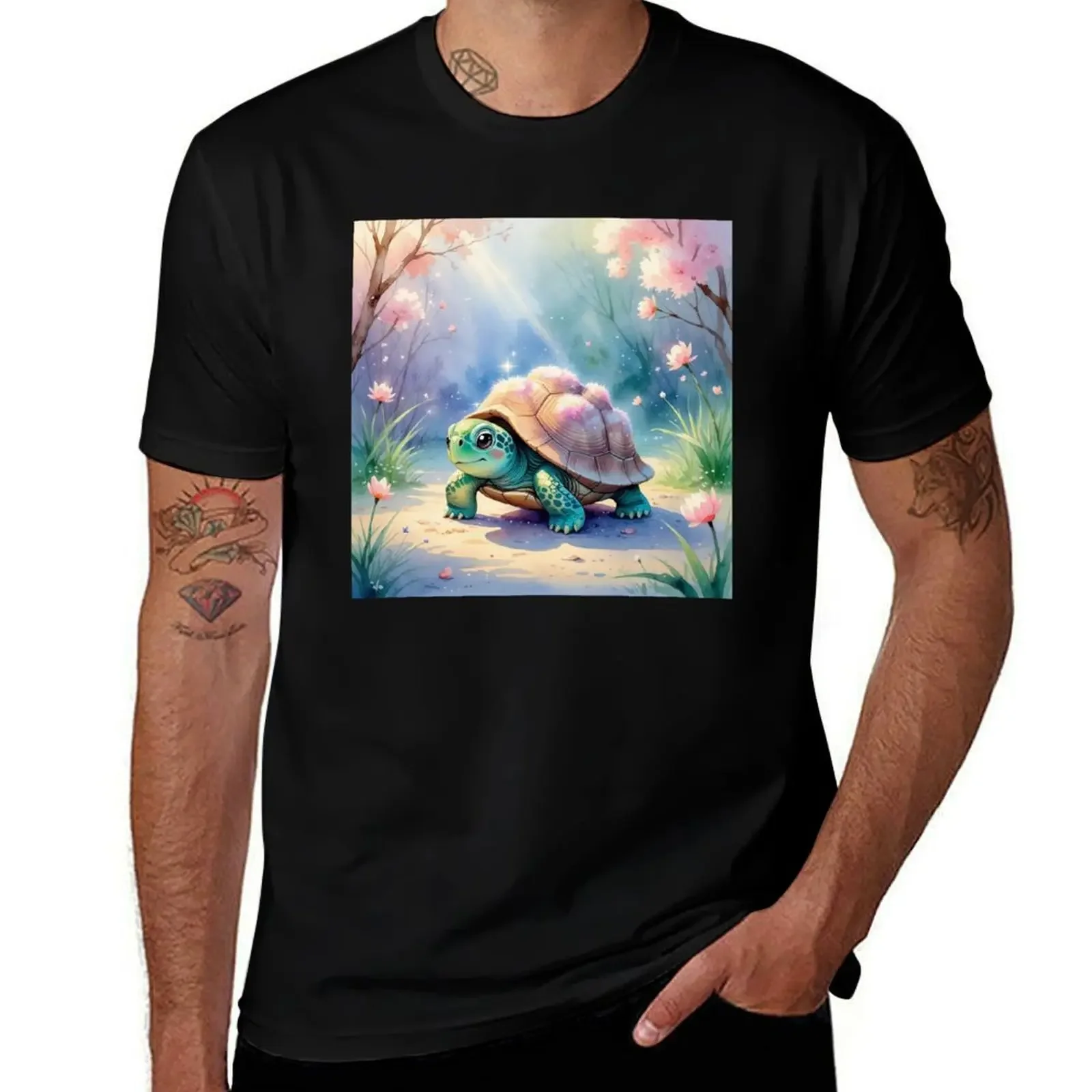 

A Cute turtle T-Shirt blacks shirts graphic tee vintage graphic tee men t shirts