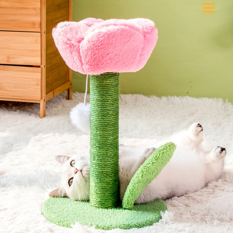 Cat Scratching Post, Sisal Cat Scratching Board, Wear-resistant and Non-shedding, Cute Toys, Pet Climbing Frame Supplies