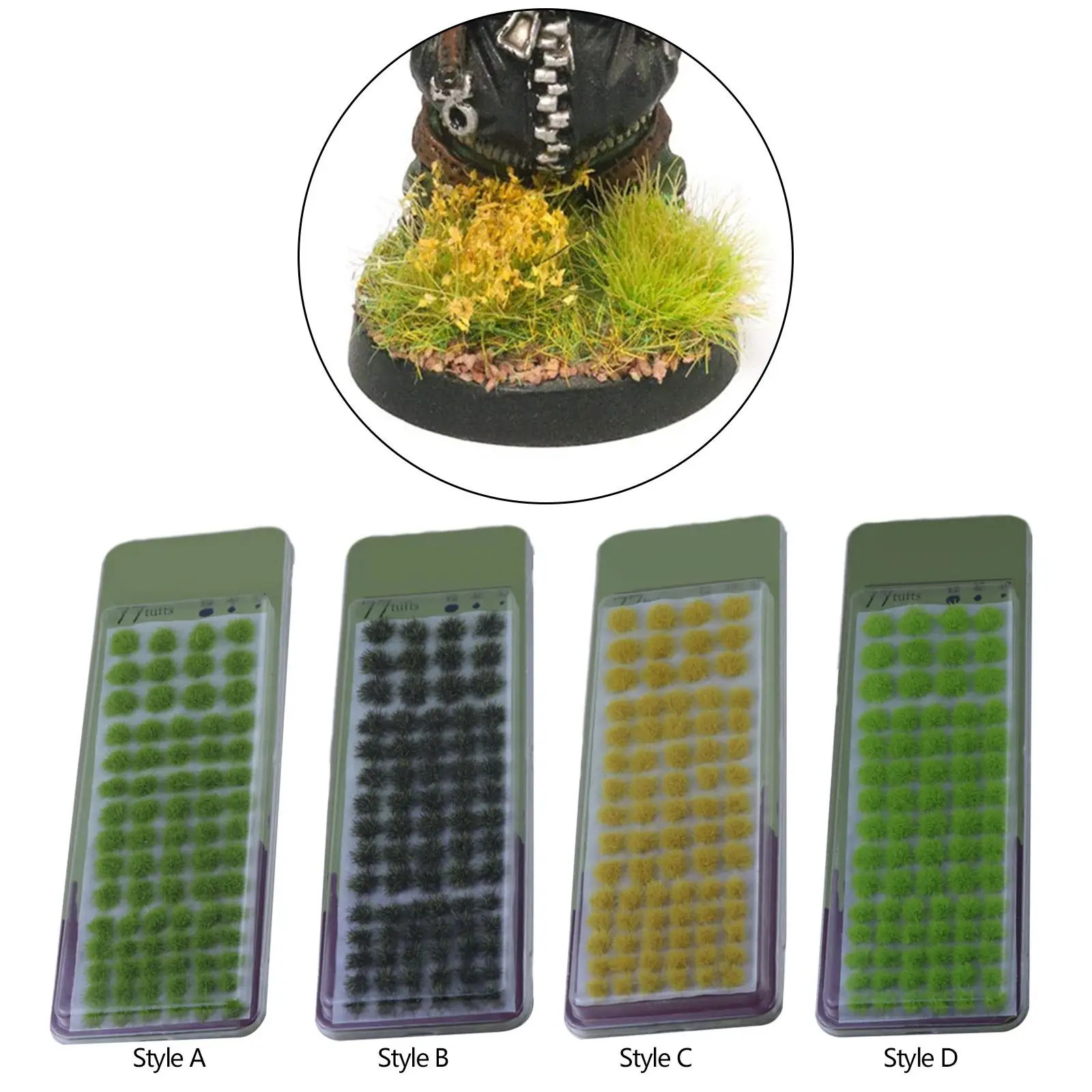 Static Grass Model Railway for Building Model Kits Fairy Garden Sand Table