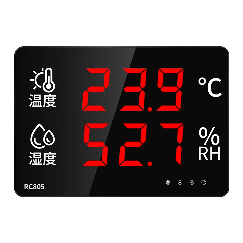 

Industrial Temperature and Humidity Meter Digital Detection Use for Greenhouse Swimming Pool External Monitor with Probe ﻿