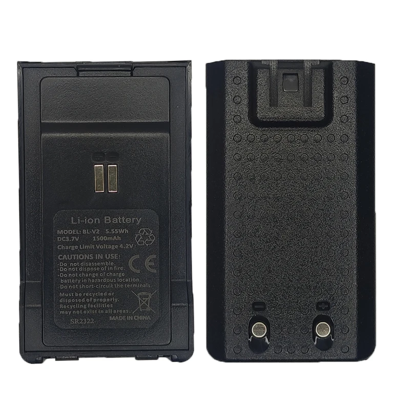 

Baofeng Walkie Talkie Battery BL-V2 1500mAh Battery For Baofeng C5 Two Way Radio Rechargable Batterier Replacement Accumulator