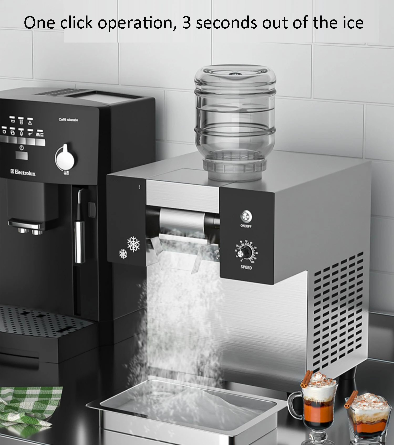 آلة صنع الثلج التجارية ندفة الثلج آلة Bingsu الكورية 110 فولت 220 فولت عالية الفعالية عصير الحليب البيرة آلة صنع ندفة الثلج