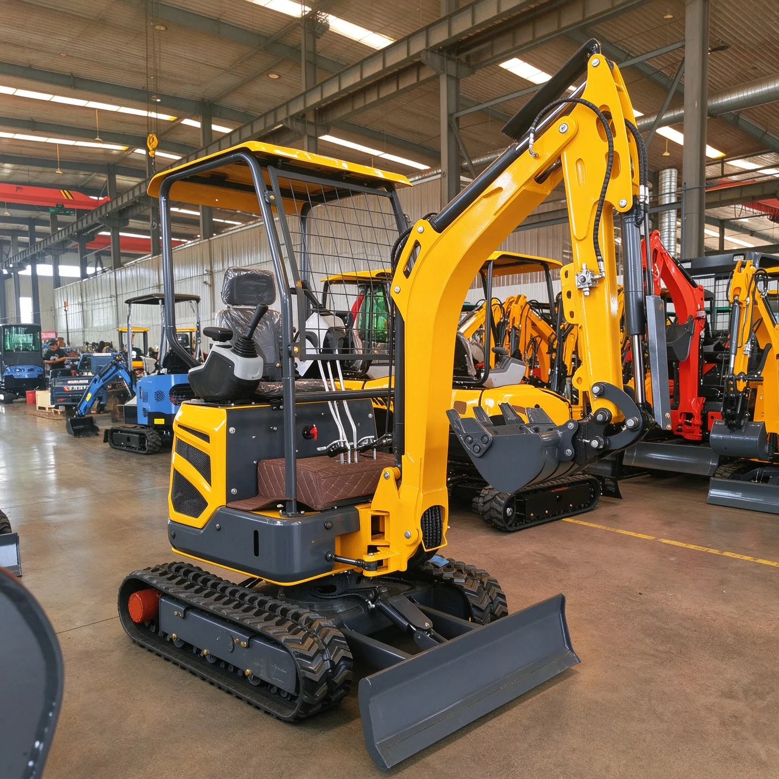 1.2 Ton Mini Excavator Crawler Digger Multifunctional CE EPA Euro 5 Customized Heavy Duty Construction Machine