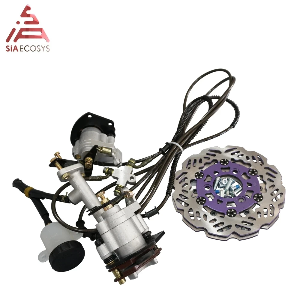 SIAECOSYS QS 2000W 60V60kph 2wd dual Hub Motor with EM100SP Controller Kits for Small Electric Car