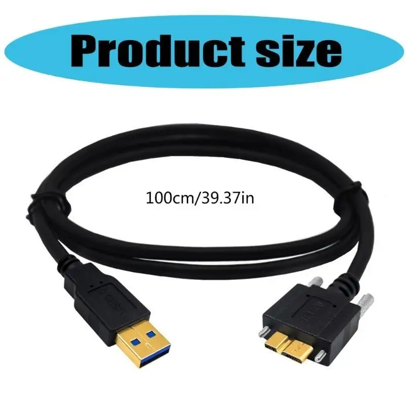 652F USB3.0 إلى B كبل لمعدل نقل البيانات المتفوق واتصال الجهاز يمكن الاعتماد عليه سهولة التوصيل وفصله