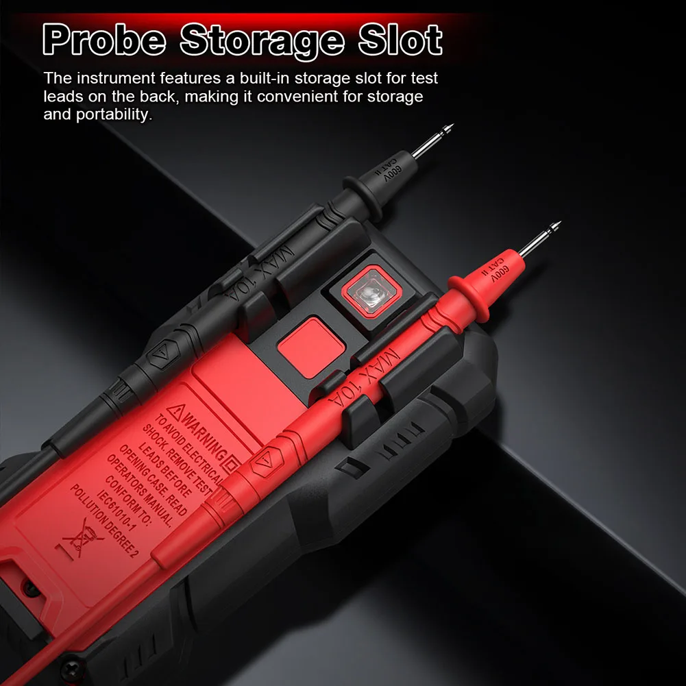 Auto Ranging Digital Multimeter Field Service Testing Continuity Test Capacitance Measurement Resistance Up To 40M