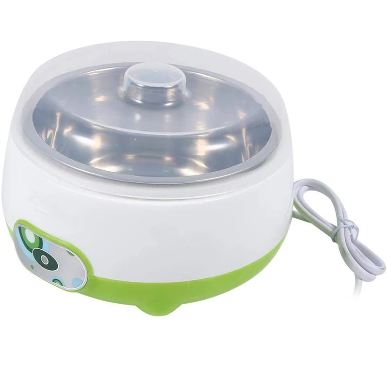 Yoghourt Machine, Automatic Stainless Steel Liner Yogurt Maker Machine Home DIY Yoghourt Container, Yogurt Maker EU Plug