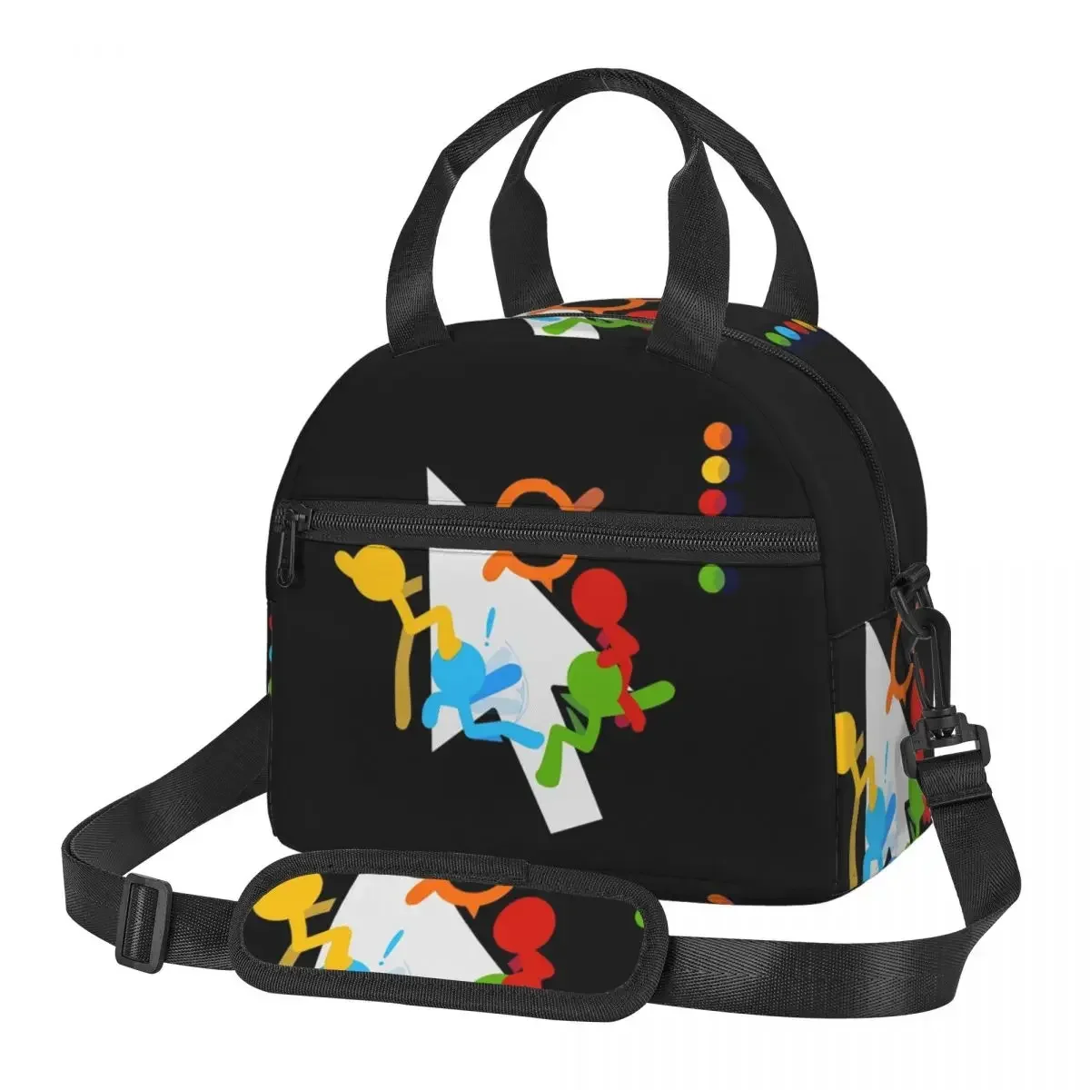 Alan Animation Becker Funny Insulated Lunch Bag for School Picnic Storage Food Boxes Leakproof Cooler Thermal Lunch Box Tote