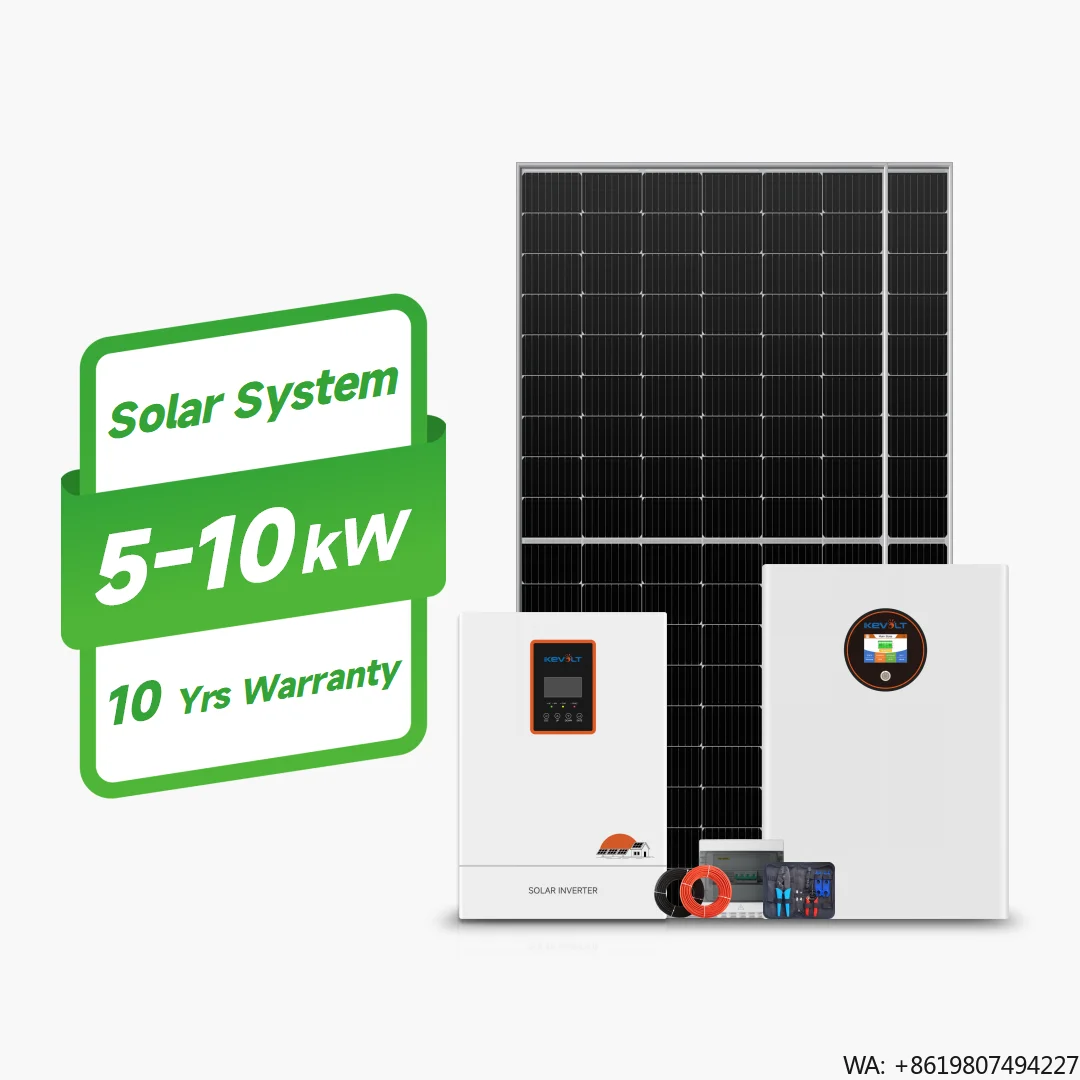 Renewable Energy Off Grid Hybrid Solar System 5kW 8kW 10kW Home Sola Kit Energy Storage System