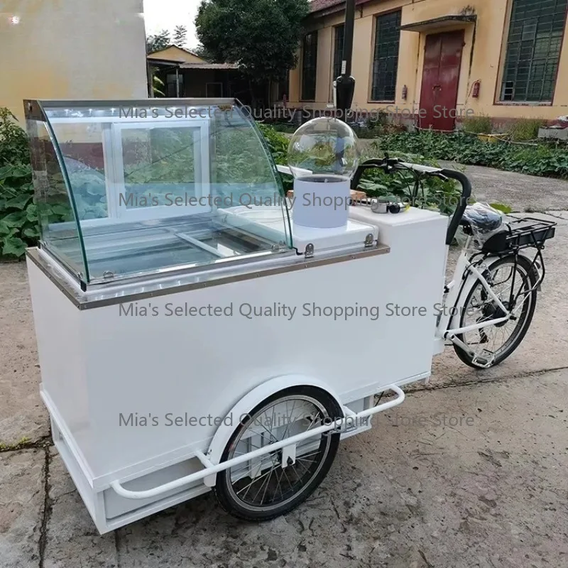 Hot Sale Fashion Mobile Ice Cream Tricycle - Summer Freezer Mobile Shop