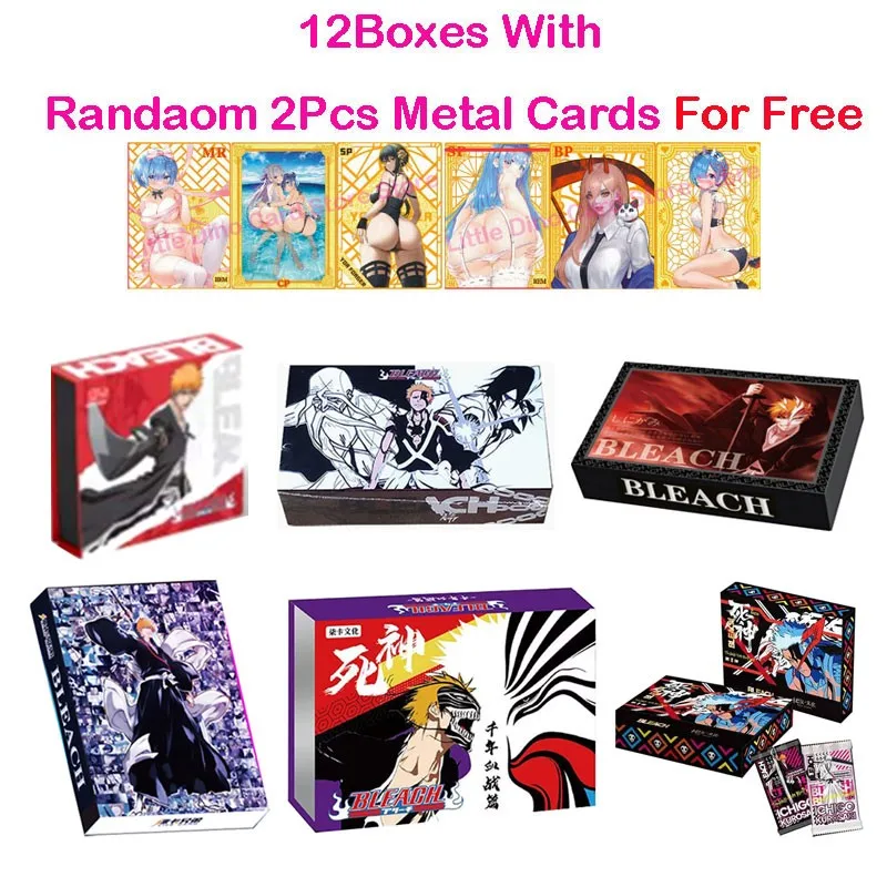 12/24/36 Boxes Wholesale Price 2023 Newest Bleach Collection Card Japanese Anime Booster Box Doujin Toys And Hobby Gift