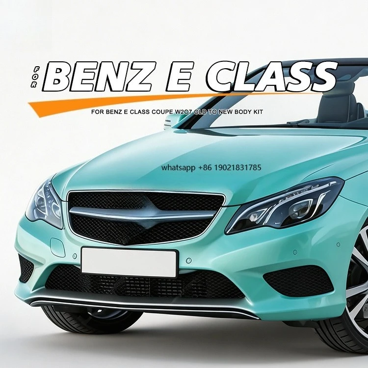 Car Accessories W207 Old to New Facelift Body Kit for  E-Class Coupe PP Front Rear Bumper Headlight Taillight Body Kit