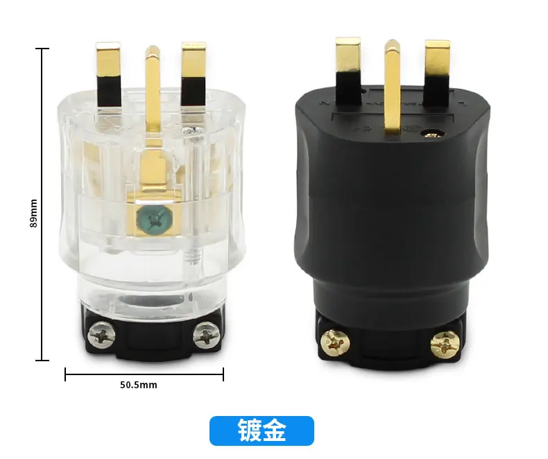 Imagem -05 - Furutech-fi-uk Plug Hifi Conector do Cabo de Áudio Cobre Banhado a Ouro 1363g 1363 r 1363 r Ródio 13a Fusível Plug Power Inglês