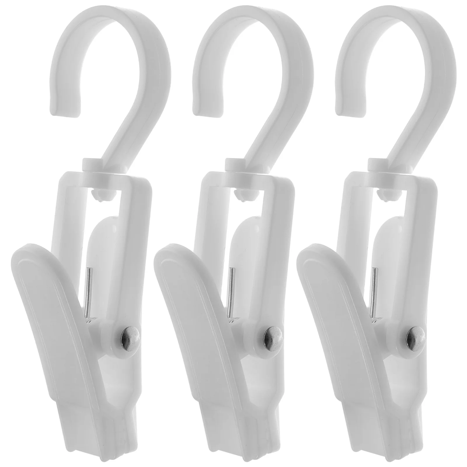 

3pcs Travel Clothespins Windproof Hanging Clips Portable Laundry Hooks Plastic Pegs Closet Rods Clotheslines Home